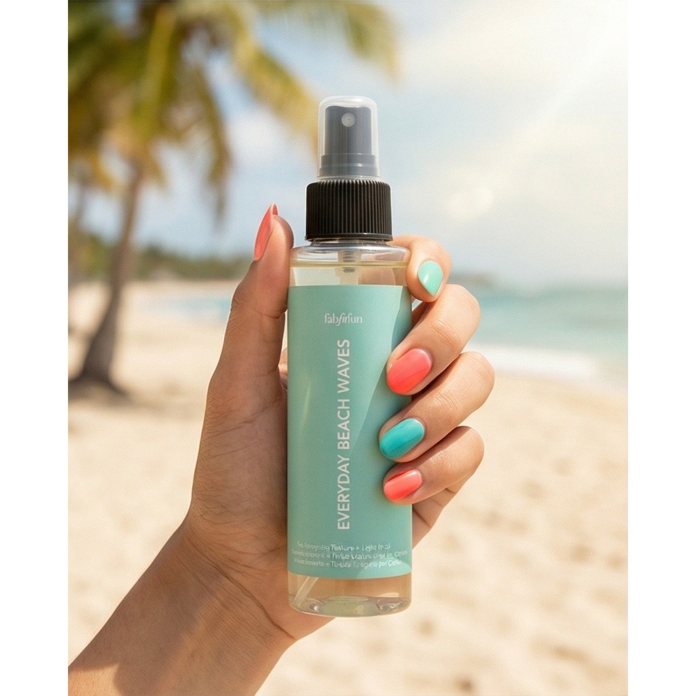 FAB Fit Fun Everyday Beach Waves Hair‎ Spray Conditioning Texture Light Hold 4oz